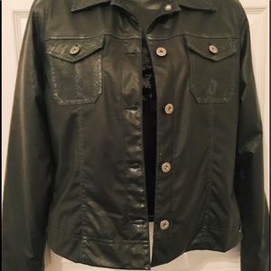 Guess Vintage Metallic Puffer Jacket